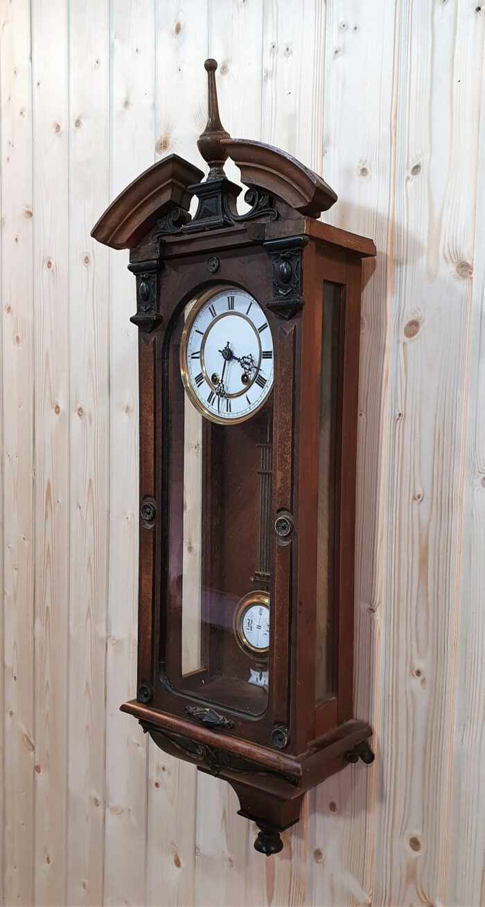 ANTIGUO RELOJ DE PARED ALEMAN LENZKIRCH - Imagen 4