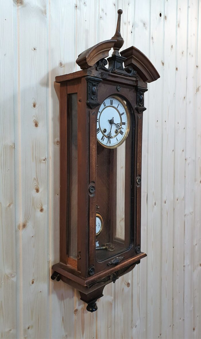 ANTIGUO RELOJ DE PARED ALEMAN LENZKIRCH - Imagen 3