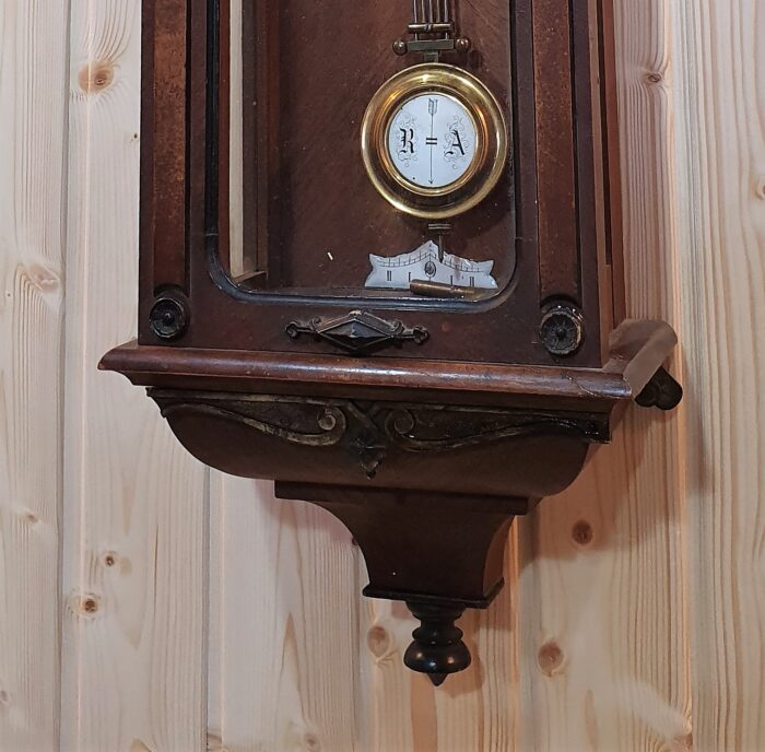 ANTIGUO RELOJ DE PARED ALEMAN LENZKIRCH - Imagen 2