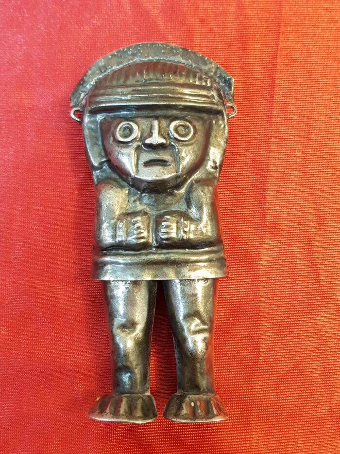 FIGURAS AZTECAS PLATA PERÙ - Imagen 6