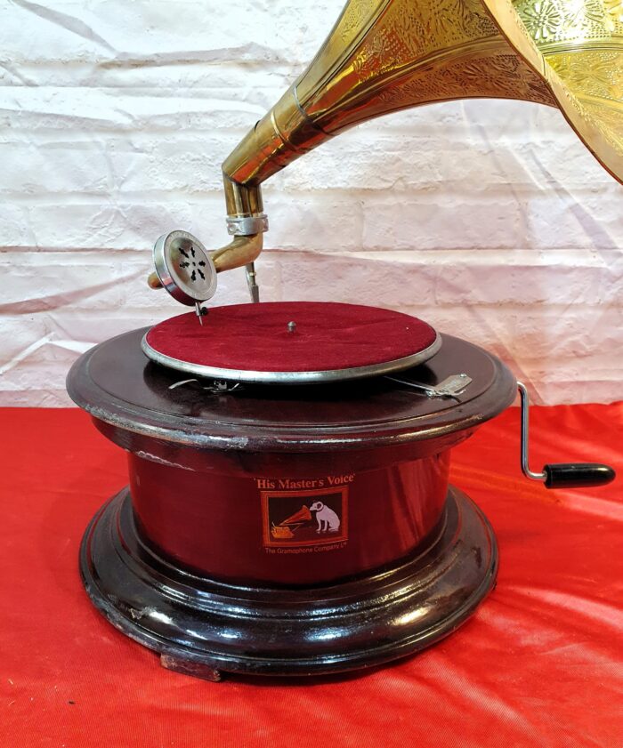 Gramófono, Pathefoon, Su Masters de voz. Con un original Sus 78s Masters Voice baquelita reproducción de modelo antiguo - Imagen 3