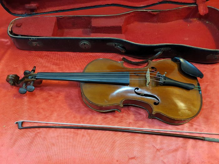 Antiguo violin Antonius Stradivarius Cremonensis Faciebat Anno 1713 - hecho en Checoslovaquia - Imagen 16