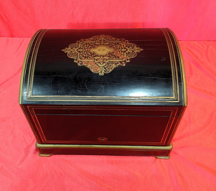 Caja licorera antigua S.XIX de estilo Napoleón III - Imagen 6