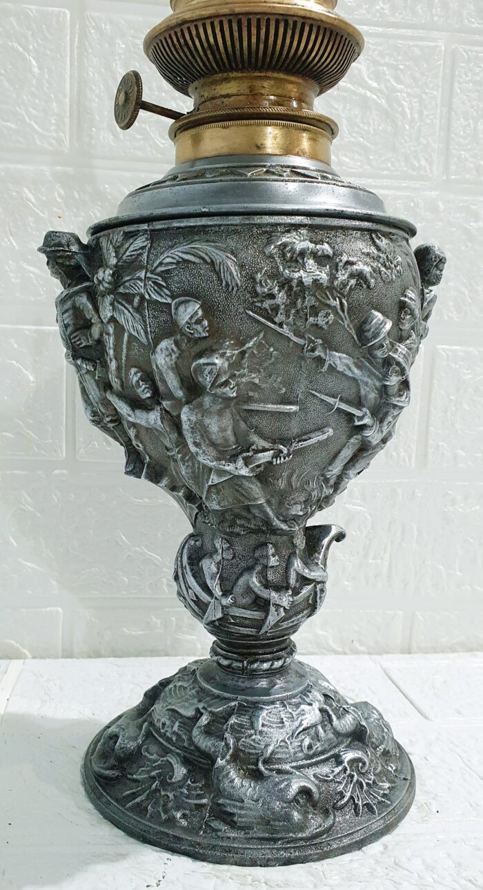 Antiguo Quinque de bronce - Imagen 4
