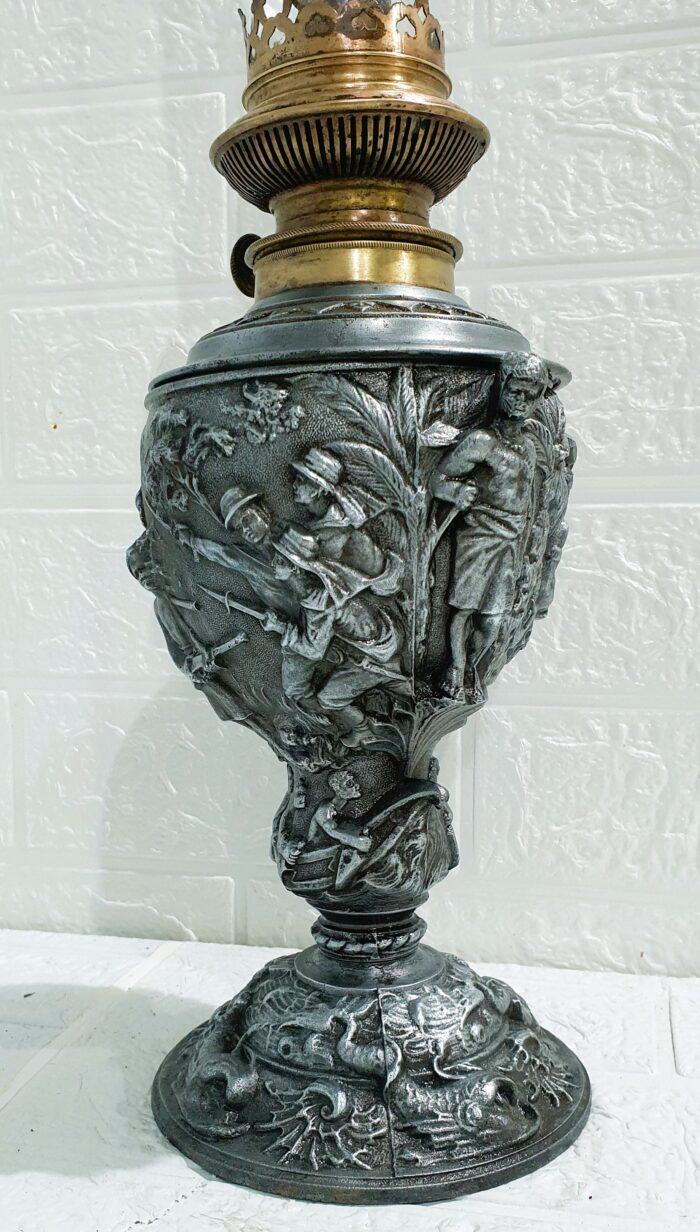 Antiguo Quinque de bronce - Imagen 3