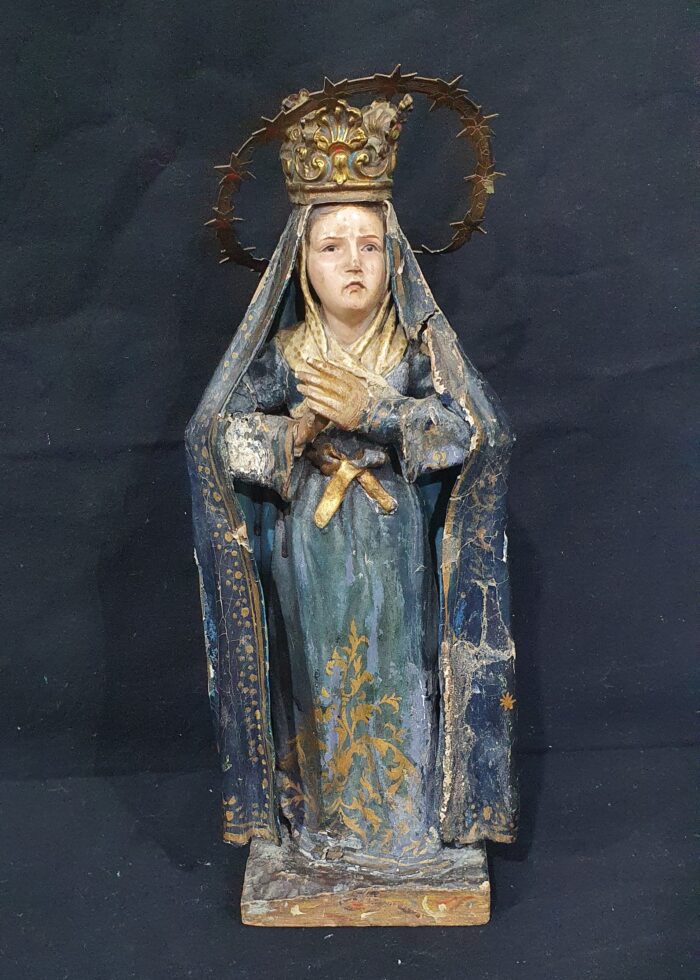 Escultura talla Virgen Inmaculada S.XVII - Imagen 5