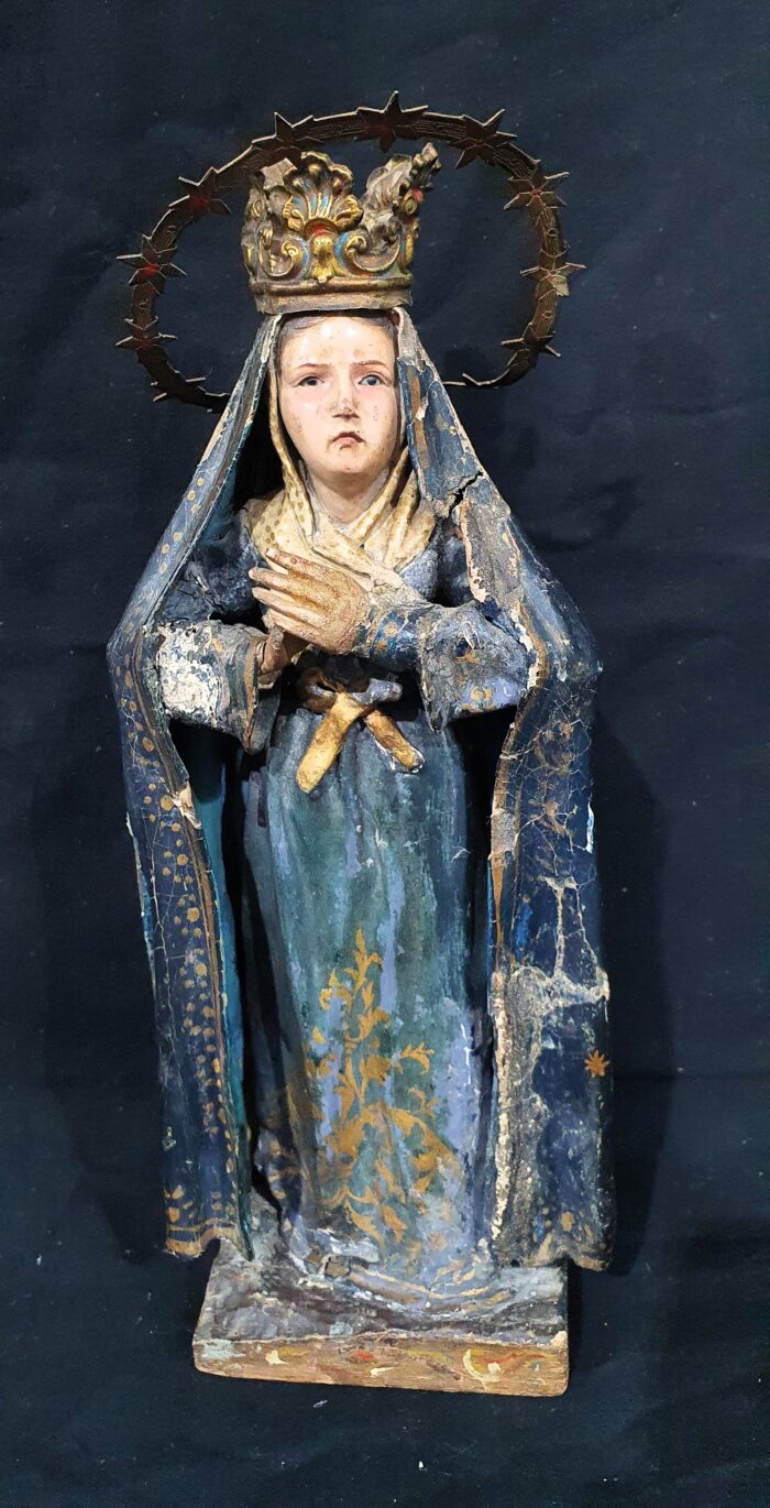 Escultura talla Virgen Inmaculada S.XVII