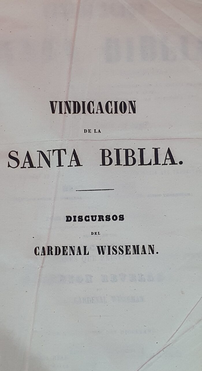 Vindicación santa biblia año 1859 Barcelona - Imagen 2