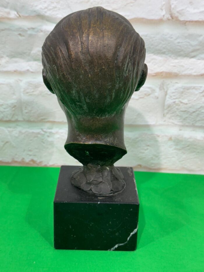 Busto en bronce de Francisco Franco Bahamonde firmado M. Amaya - Imagen 3