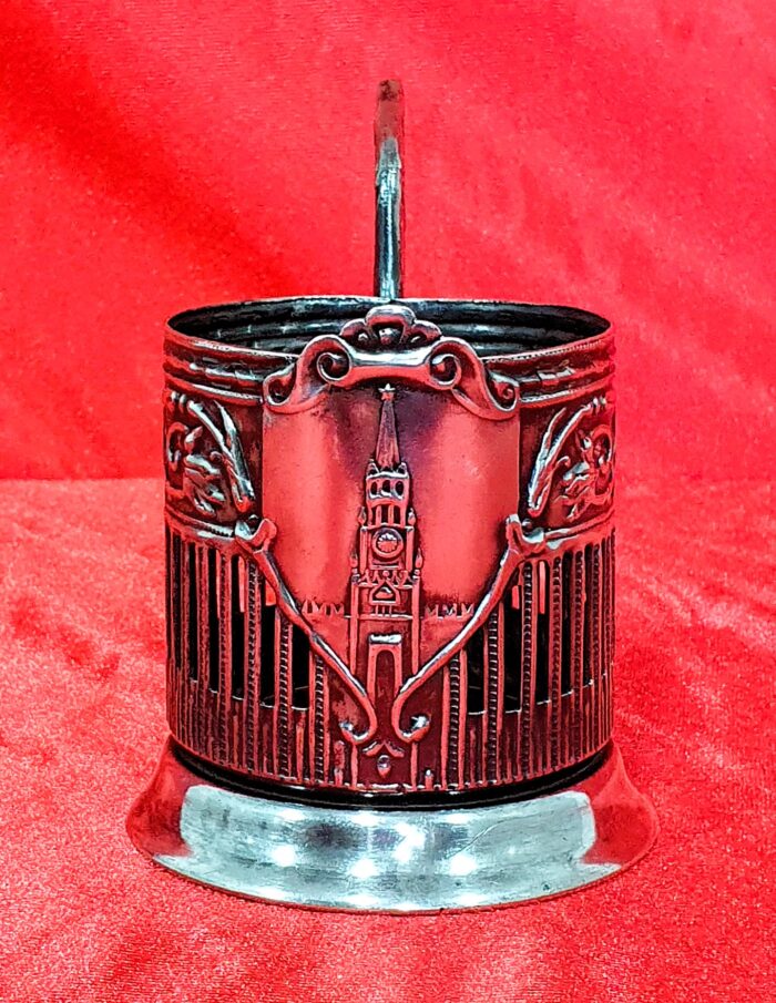 Porta vasos de plata