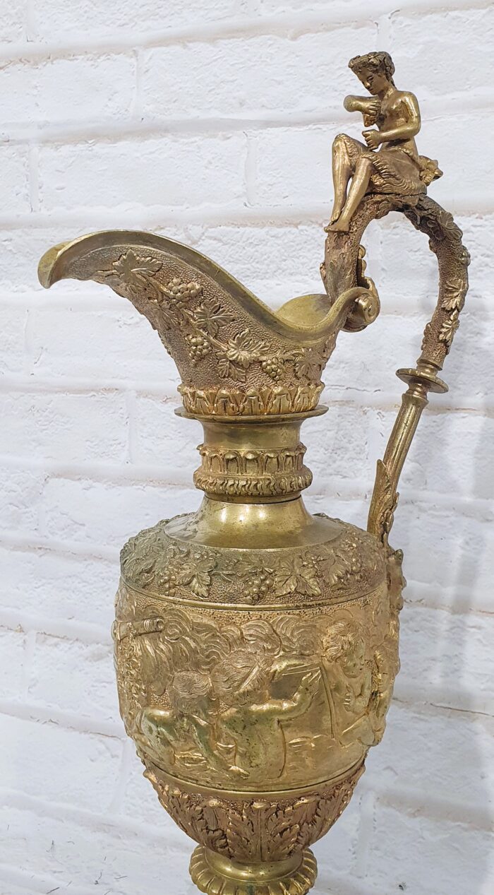 Aguamanil en bronce dorado - Imagen 6