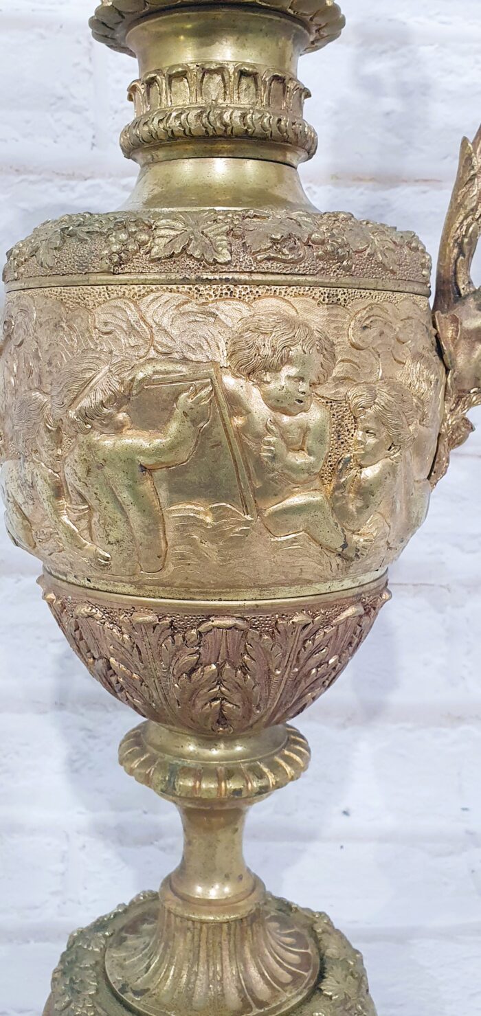 Aguamanil en bronce dorado - Imagen 3