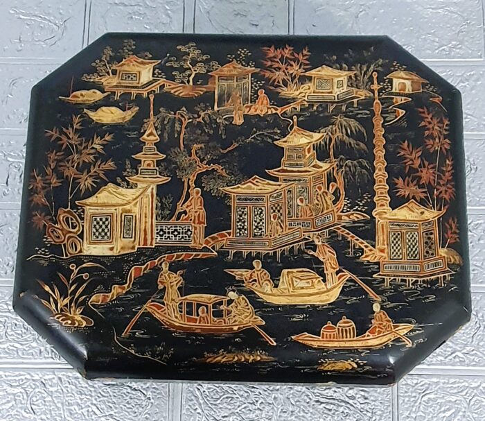 Caja de juego decoración chinesca estilo Victoriano - Imagen 10