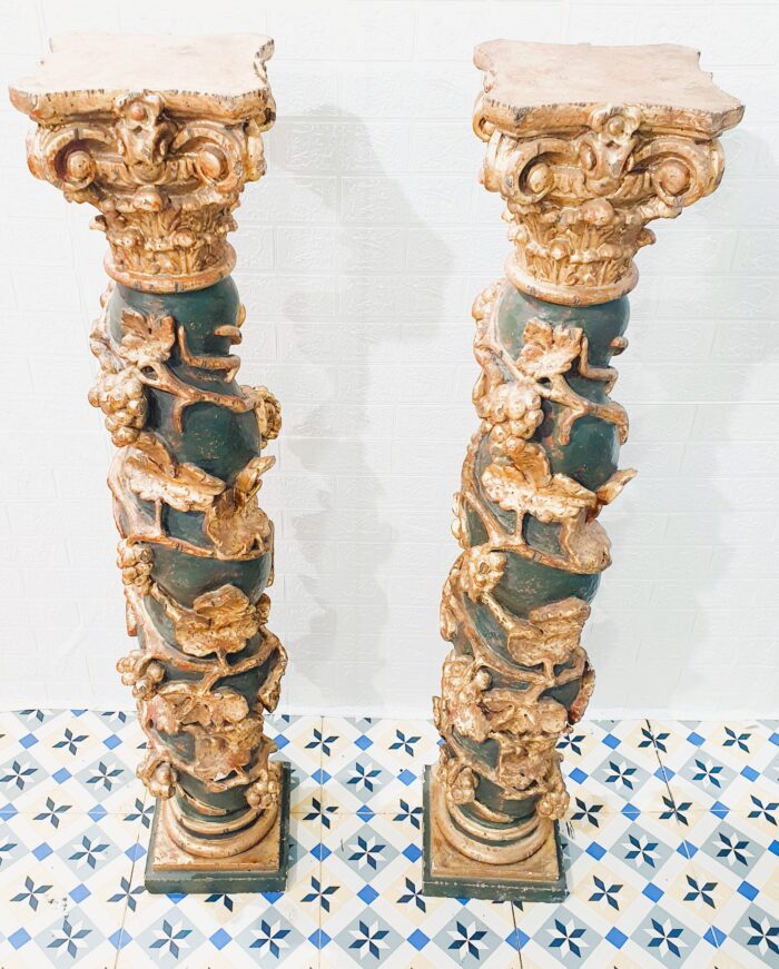 Pareja de columnas salomónicas - Imagen 3