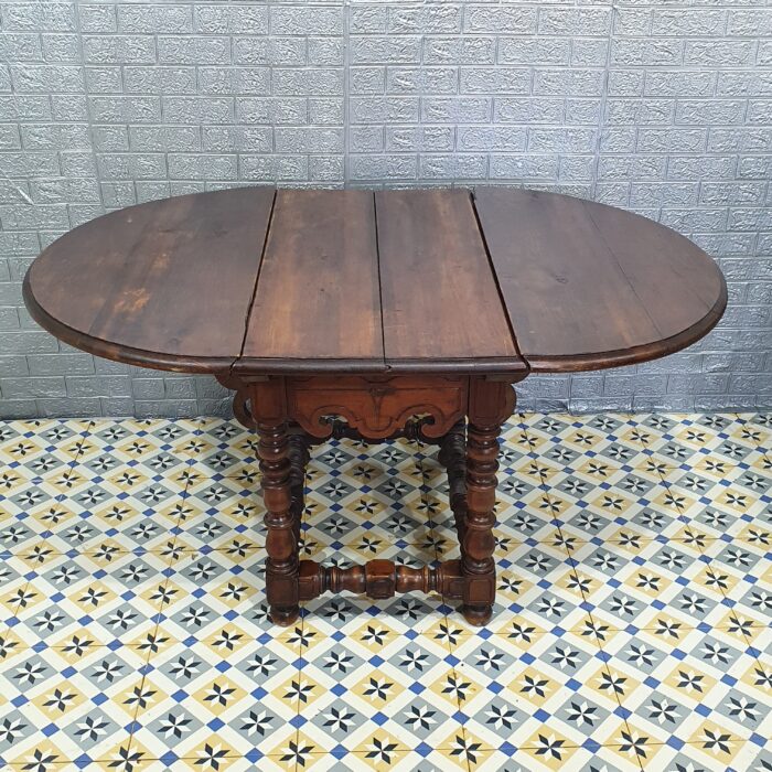 Mesa con alas abatible .XIX - Imagen 7