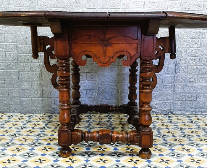 Mesa con alas abatible .XIX - Imagen 6