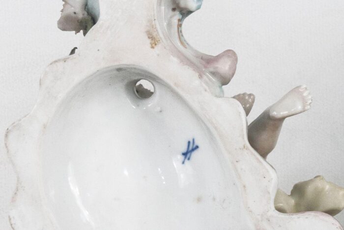 Pareja de ménsulas en porcelana - Imagen 4