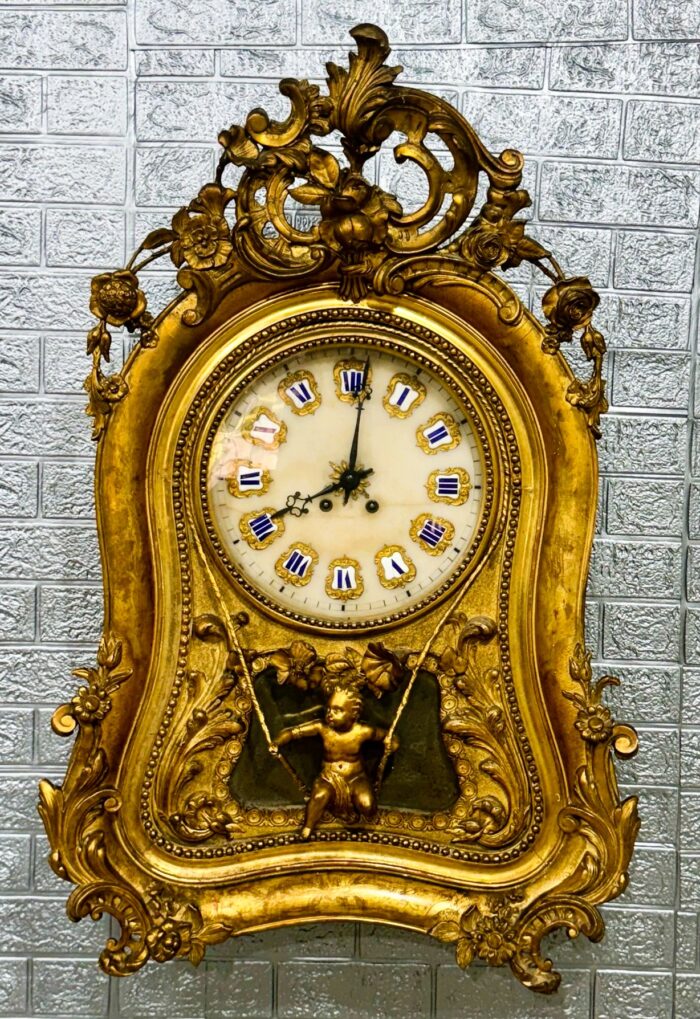 Reloj de cartel, finales del siglo XIX.