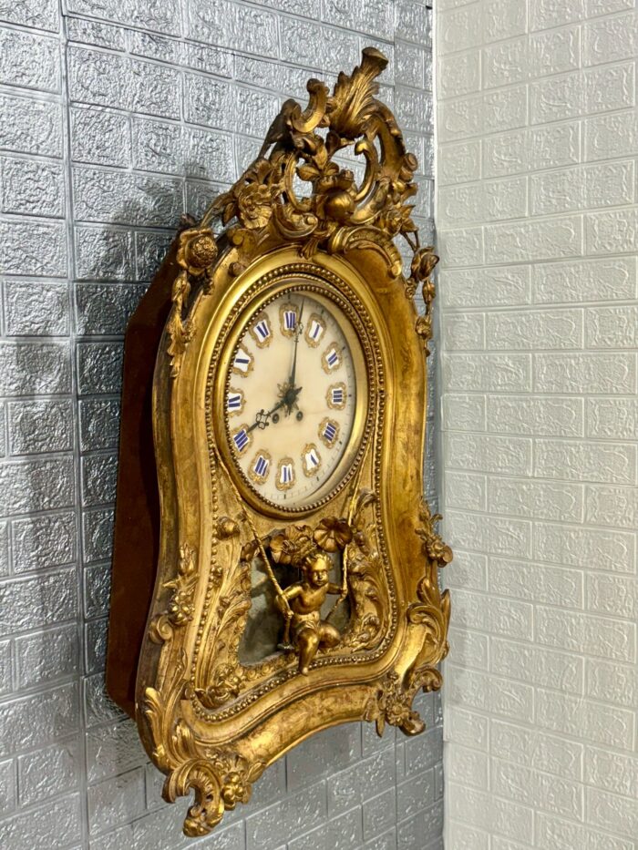 Reloj de cartel, finales del siglo XIX. - Imagen 5