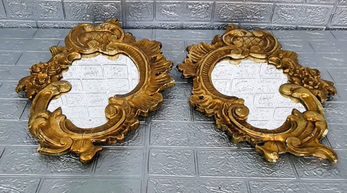Pareja de cornucopias estilo barroco